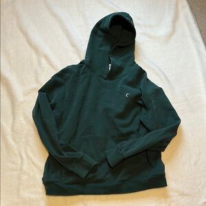 Dark Green Hoodie with Logo